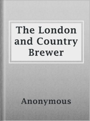 cover image of The London and Country Brewer